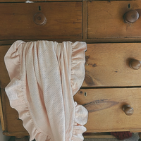 The Pointelle Blanket - Rose
