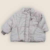 Gingham Padded Coat