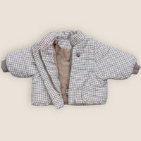 Gingham Padded Coat