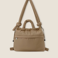 Puffer Tote Bag | Khaki