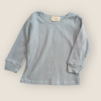 The Pointelle Pyjamas | Cornflower