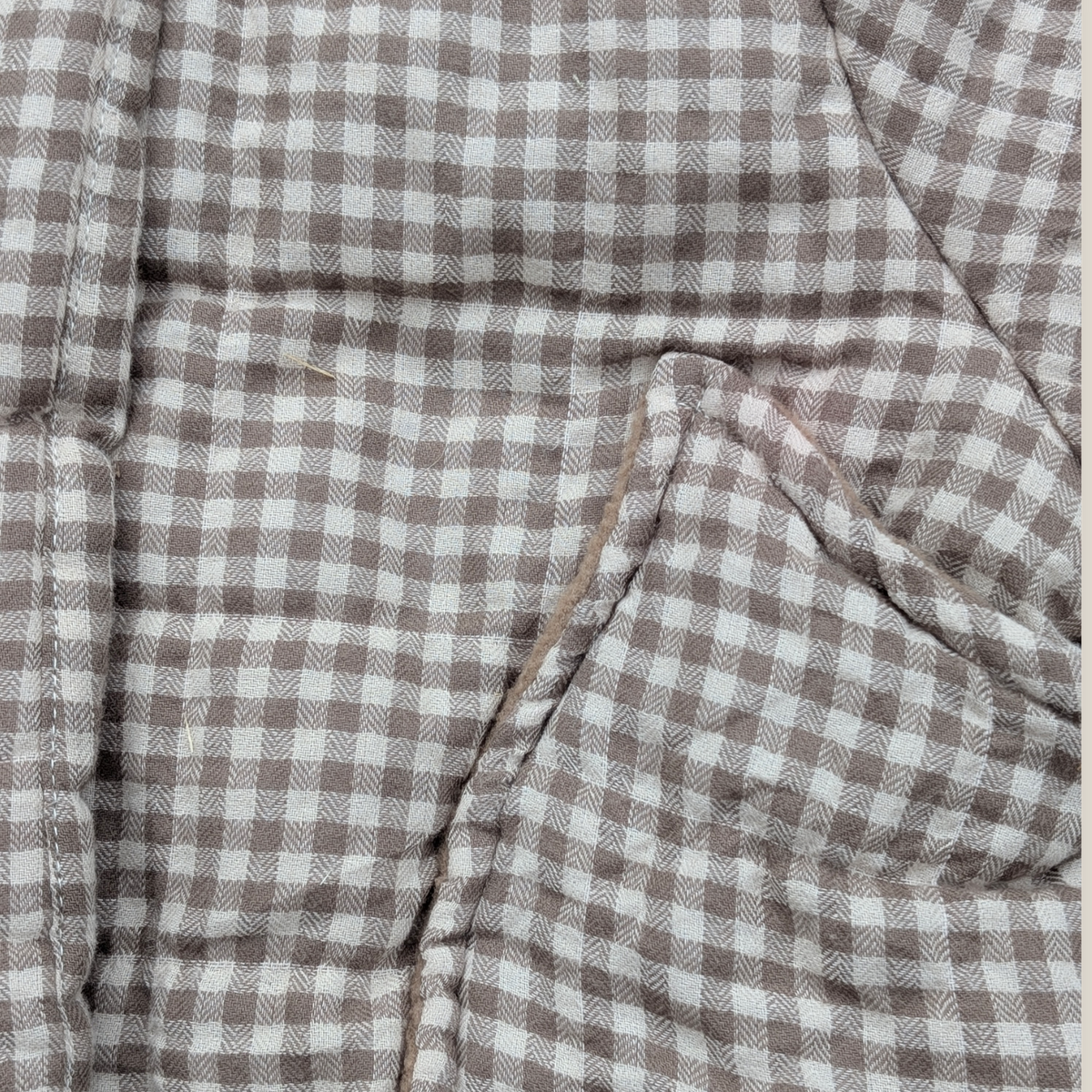 Gingham Padded Coat