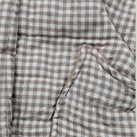 Gingham Padded Coat
