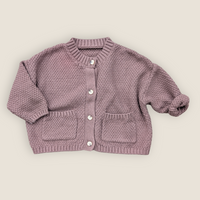 Chocolate Chunky Knit Cardigan