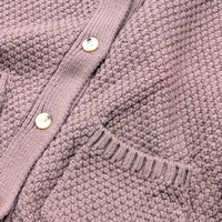 Chocolate Chunky Knit Cardigan