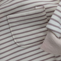 Striped Sweatshirt Romper