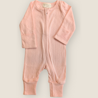 The Pointelle Sleepsuit | Rose