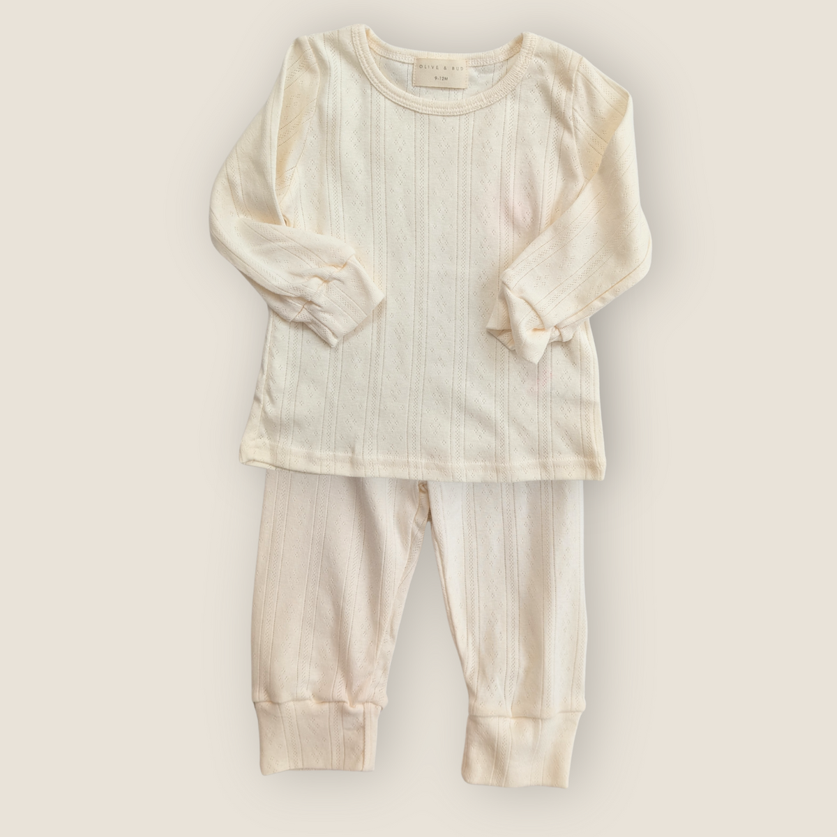 The Pointelle Pyjamas | Off-White