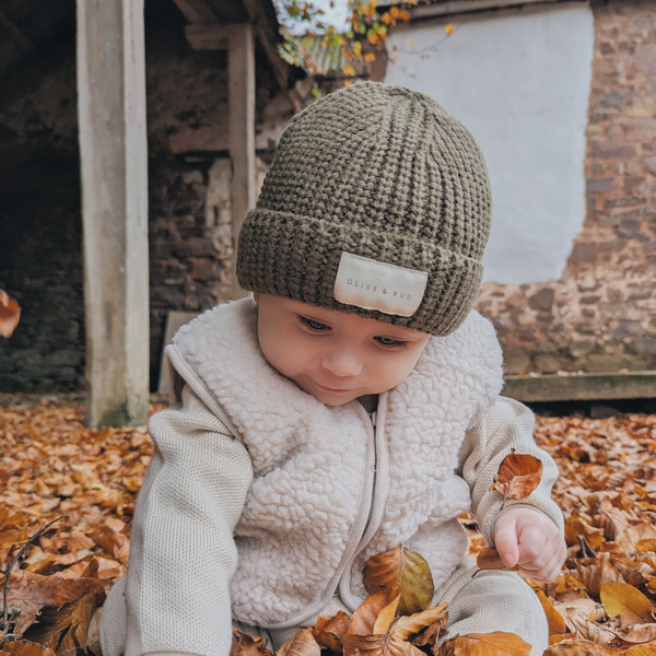 Knit Beanie | Moss