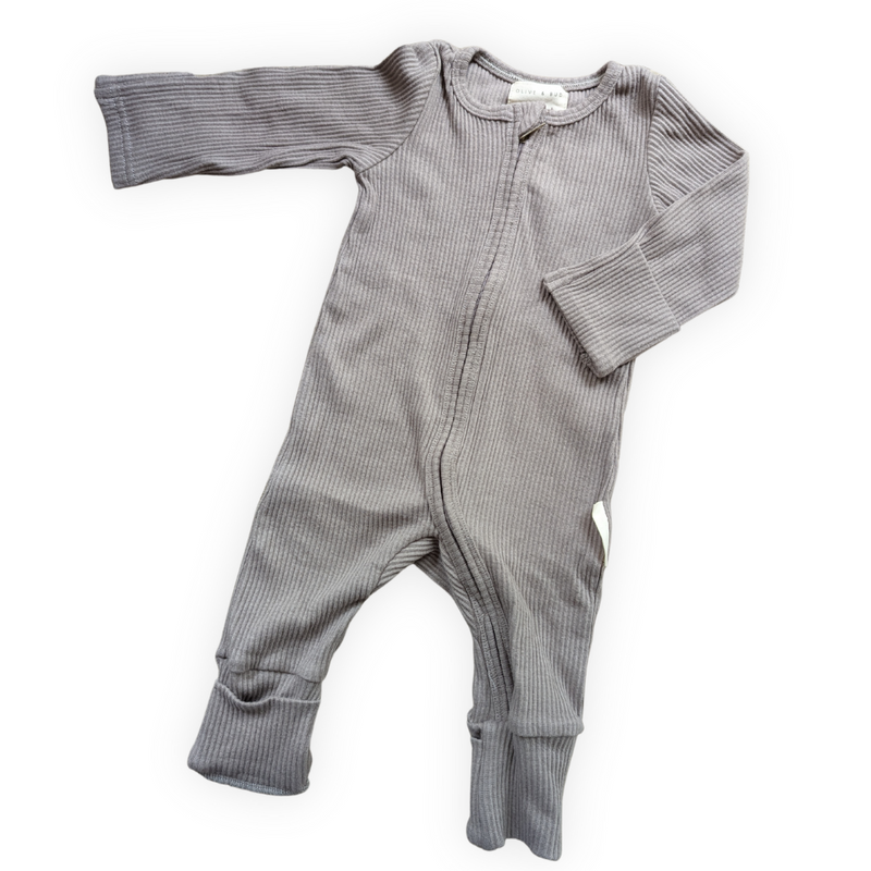 Clay Interchangeable Ribbed Sleepsuit