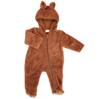 Pecan Fluffy Pramsuit