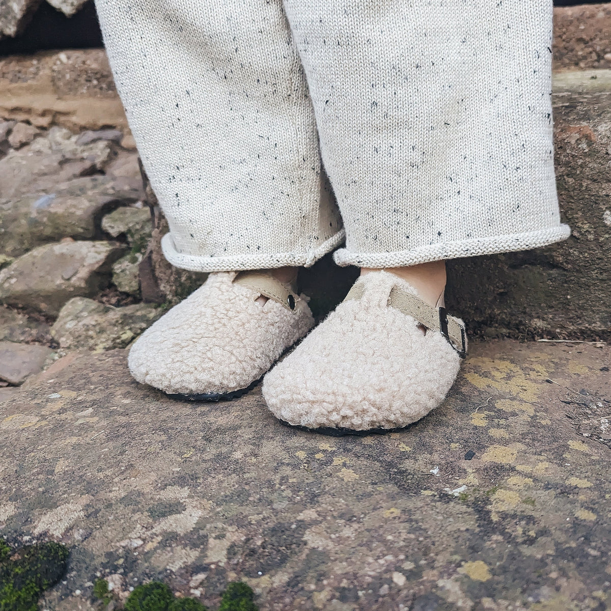 Sherpa Teddy Clogs - Beige