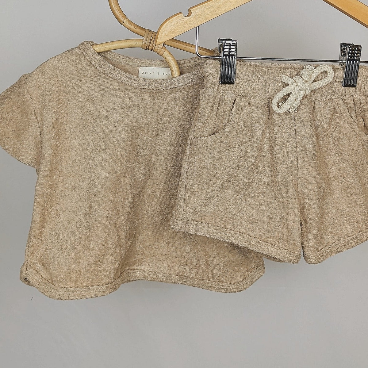 Fawn Terry Towelling Shorts Set