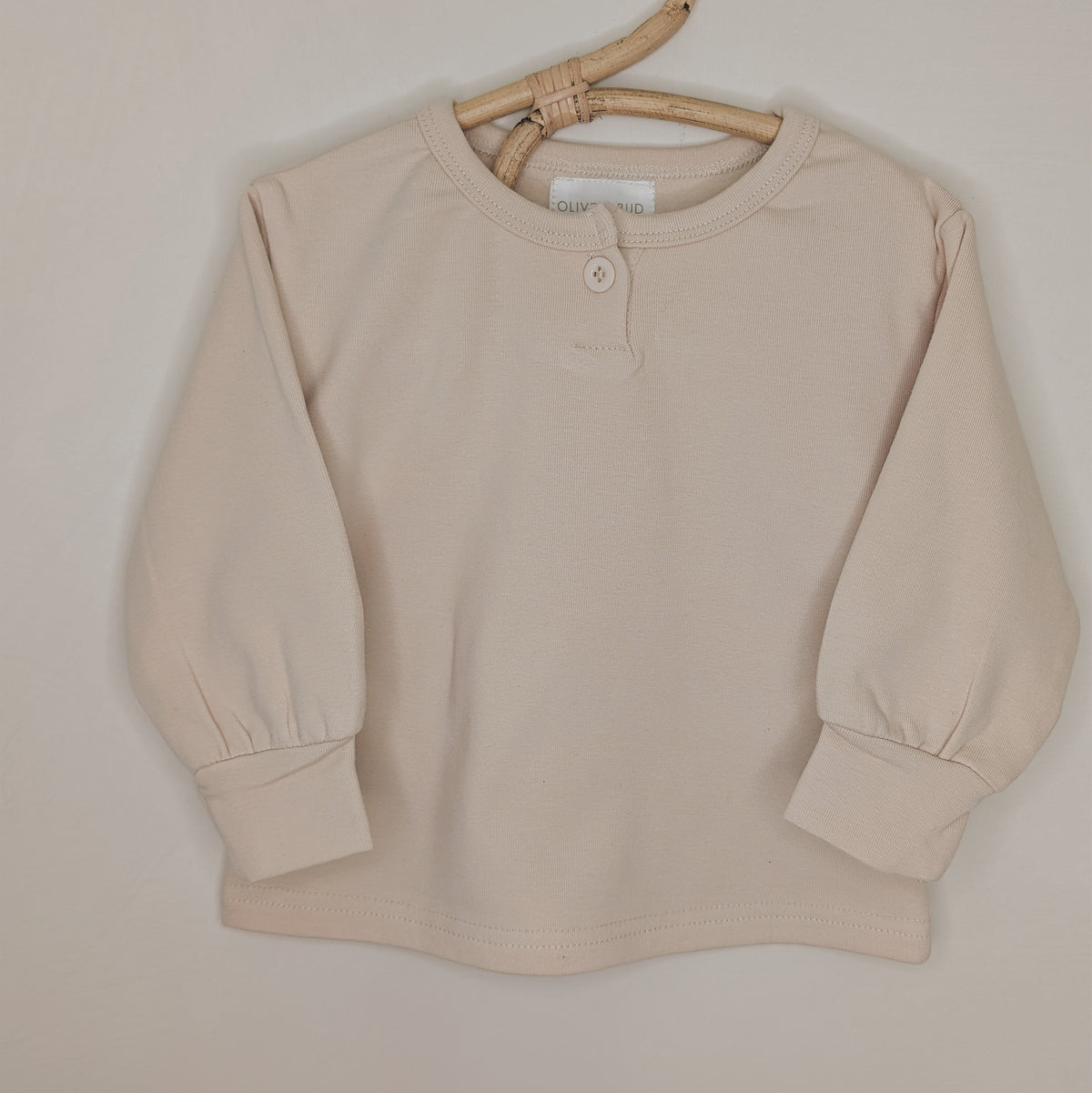 Henley Top | Beige