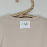 Henley Top | Beige