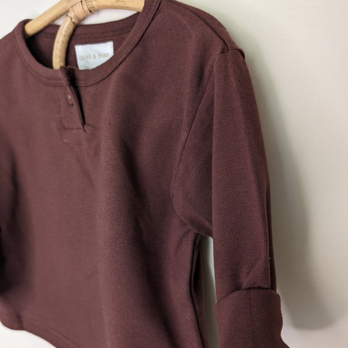 Henley Top | Mocha