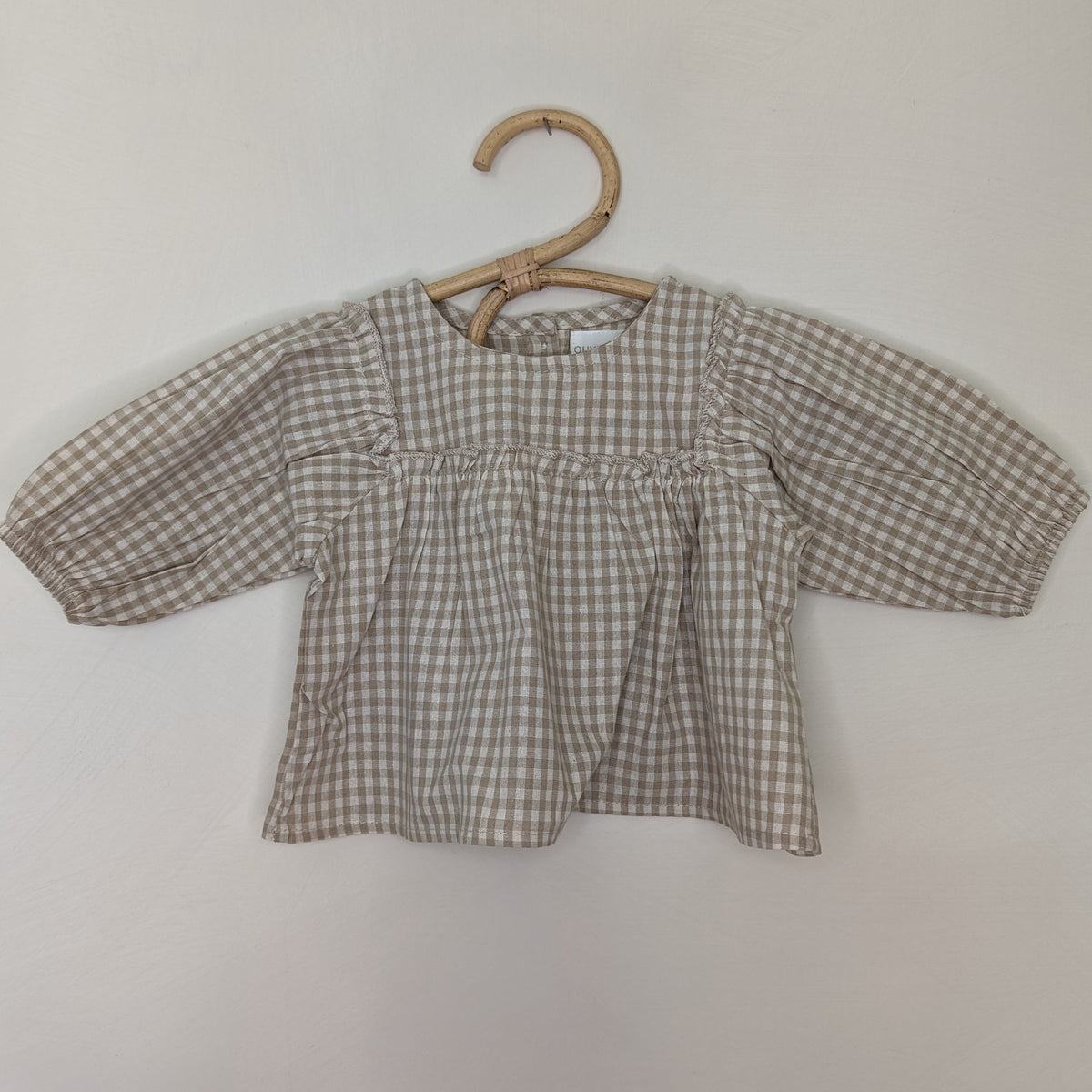 Gingham Smock and Pants | Caramel