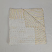 Bassinet Striped  Blanket | Yellow