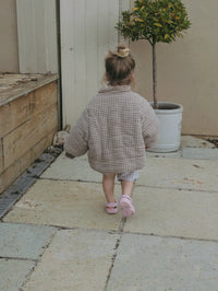 Gingham Padded Coat