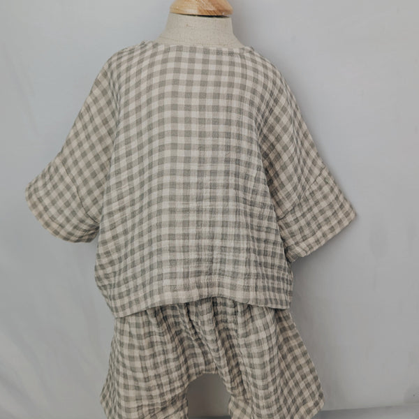 Gingham Muslin Co-Ord