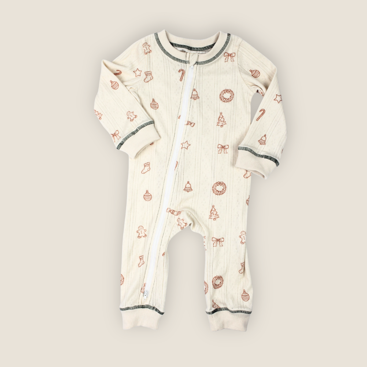PRE ORDER - The Christmas Pointelle Sleepsuit