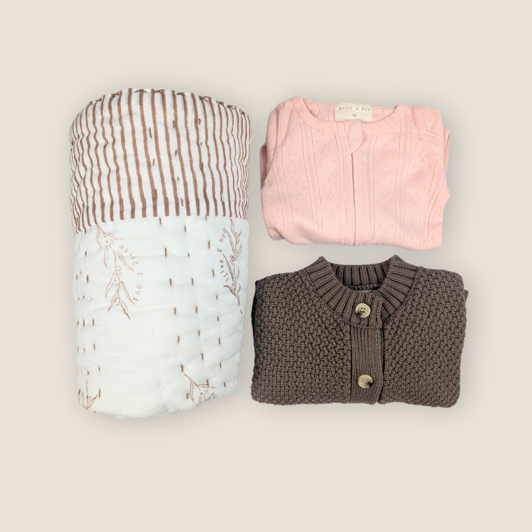 Newborn Bundle | Pink and Chocolate