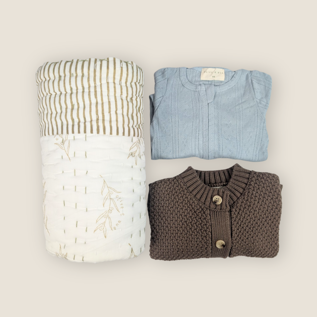 Newborn Bundle | Cornflower and Green