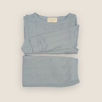 The Pointelle Pyjamas | Cornflower