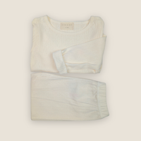 The Pointelle Pyjamas | Off-White
