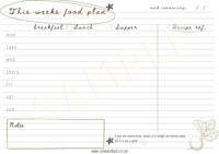 The Productive Mum | Meal planner