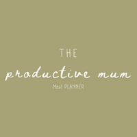 The Productive Mum | Meal planner