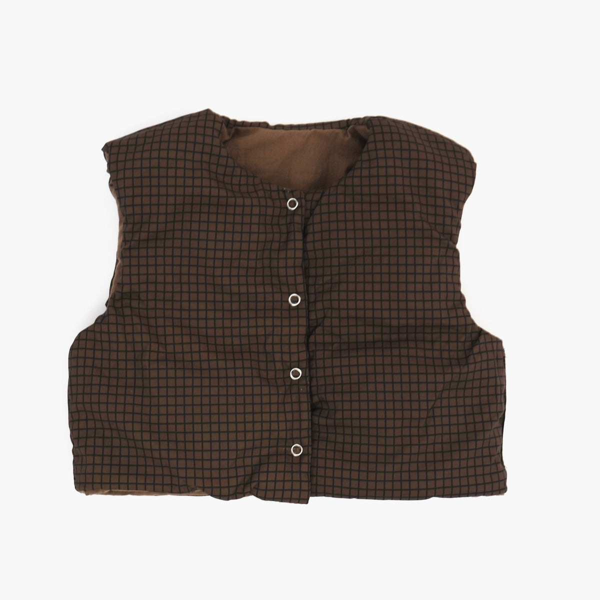 Carob Reversible Puffer Gilet