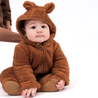 Pecan Fluffy Pramsuit